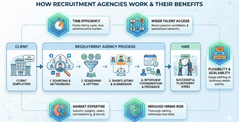 How Do Recruitment Agencies Work (A Complete Guide With Benefits)