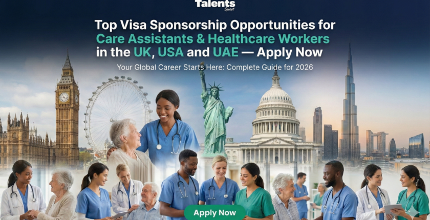 Top Visa Sponsorship Opportunities for Care Assistants & Healthcare Workers in the UK, USA and UAE — Apply Now